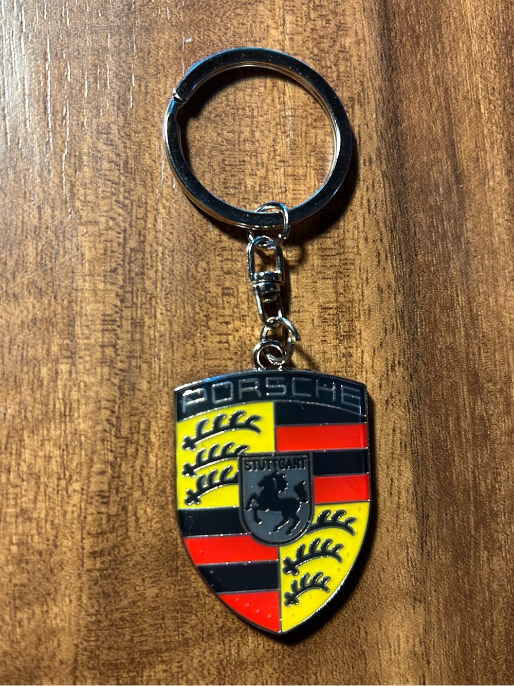 Porsche Crest Keyring